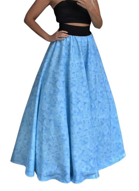 DLOUHÁ SUKNĚ - MAXI SUKNĚ BOROS SK-L-BLM 01